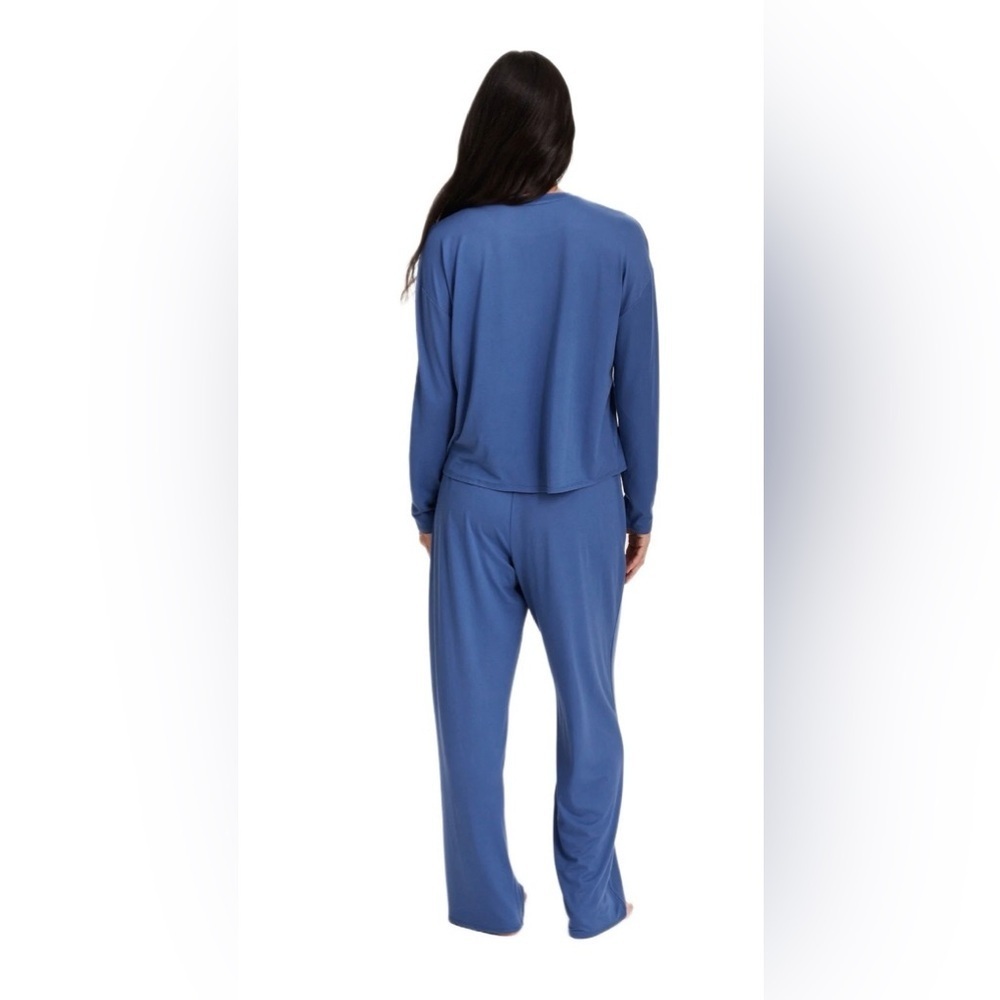 🦌REALTREE Women's 1X Long Sleeve Wide Leg Pant Pajama Lounge Sleep Set Pockets 😍 - Picture 6 of 8